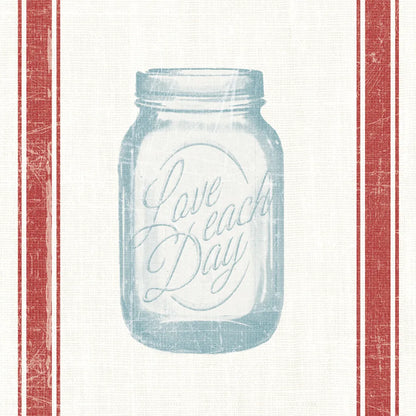 Vintage Mason Jar I by Wild Apple Portfolio. SKU 57422a. Archival Giclee Fine art print for wall decor.