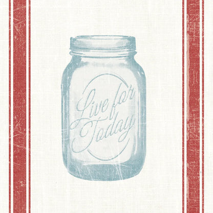 Vintage Mason Jar II by Wild Apple Portfolio. SKU 57423a. Archival Giclee Fine art print for wall decor.