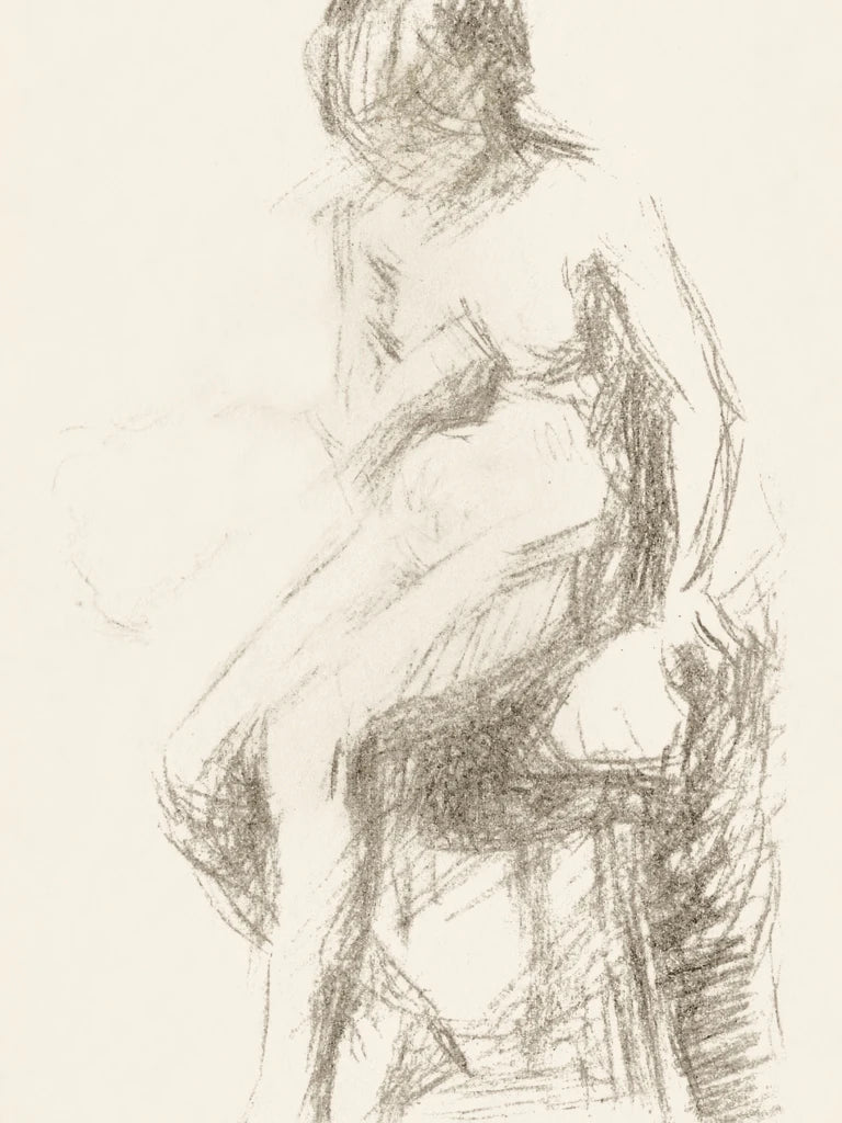 Vintage Nude Sketch by Wild Apple Portfolio