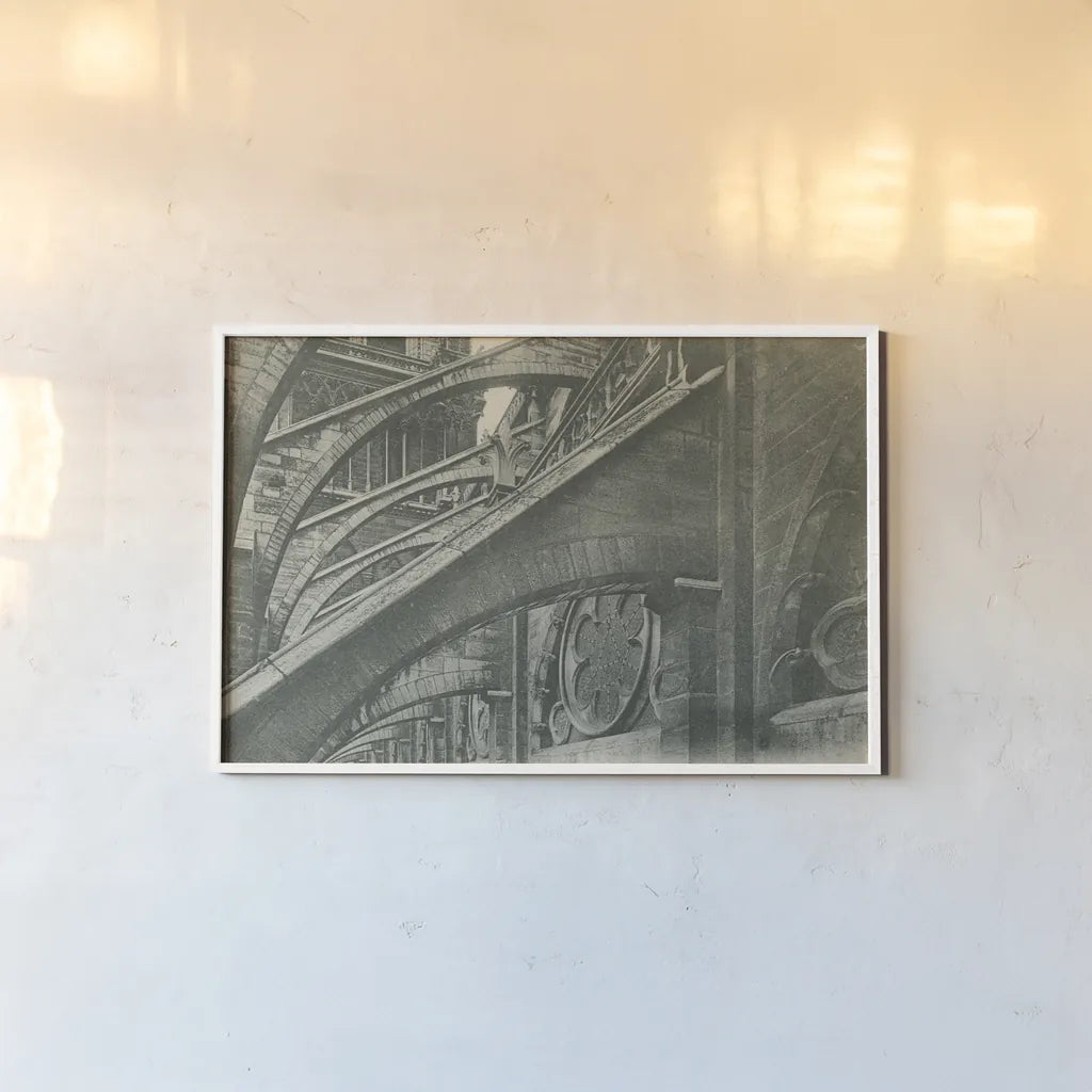 Vintage Paris I by Wild Apple Portfolio. shown as a paper print in a white frame. Available as a archival giclee rolled canvas, fine art paper, or poster print. SKU 72836i.