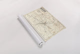 Vintage St Louis Map v2 by Wild Apple Portfolio. shown as a rolled paper print. Available as archival giclee rolled canvas, fine art paper, or poster print. SKU 68692i.