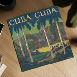 Vintage Travel Brochure V by Wild Apple Portfolio. Shown as a detailed flat fine art print, highlighting archival giclee quality. Available as an archival giclee rolled canvas, fine art paper, or poster print. SKU 27133a.