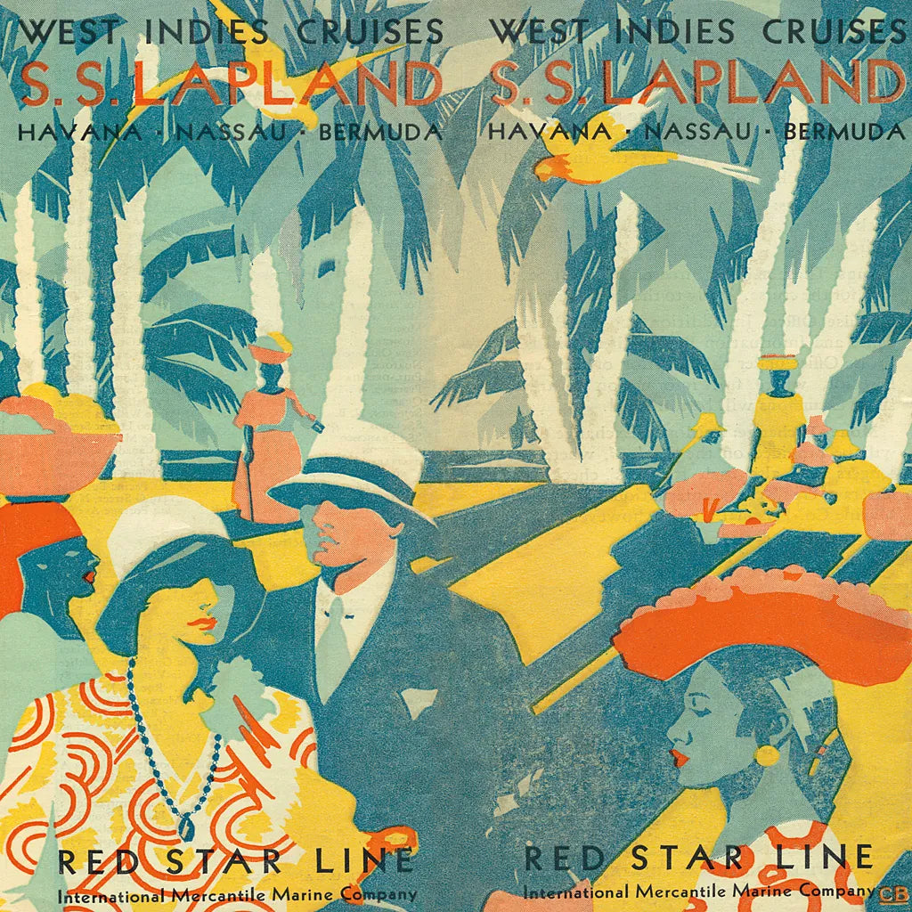 Vintage Travel Brochure VI by Wild Apple Portfolio. SKU 27134a. Archival Giclee Fine art print for wall decor.