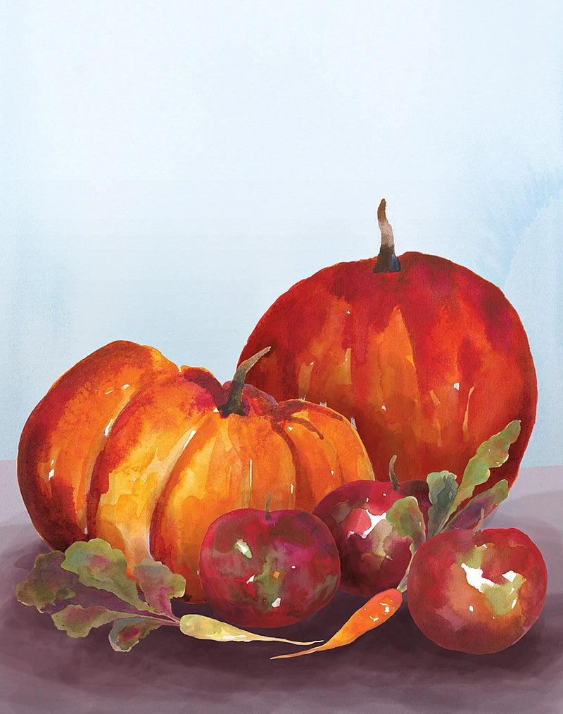 Watercolor Harvest III by Wild Apple Portfolio