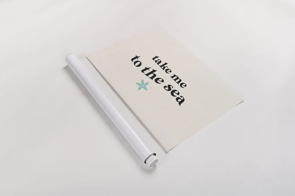 Wave Words I by Wild Apple Portfolio. shown as a rolled paper print. Available as archival giclee rolled canvas, fine art paper, or poster print. SKU 86638i.