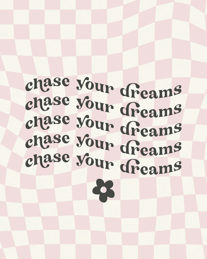 Wavy Words I Checkered by Wild Apple Portfolio