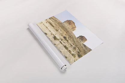Western Buttes by Wild Apple Portfolio. shown as a rolled paper print. Available as archival giclee rolled canvas, fine art paper, or poster print. SKU 74443i.