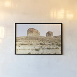 Western Buttes by Wild Apple Portfolio. shown as a paper print in a black flame. Available as a archival giclee rolled canvas, fine art paper, or poster print. SKU 74443i.