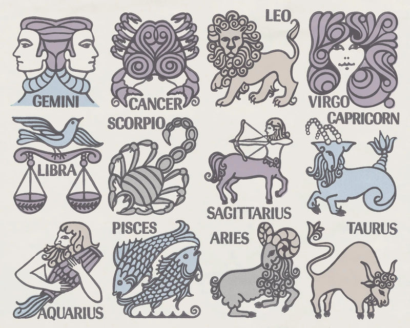 Whats Your Signs Pastel by Wild Apple Portfolio