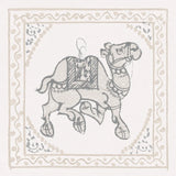 Winter Caravan Camel by Wild Apple Portfolio. SKU 56842a. Archival Giclee Fine art print for wall decor.