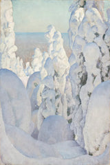 Winter Landscape by Wild Apple Portfolio. SKU 104292h. Archival Giclee Fine art print for wall decor.
