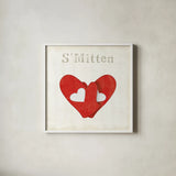 Winter Sentiments III by Wild Apple Portfolio. Shown in a crisp white glass frame for a clean and minimalist style. Available as an archival giclee rolled canvas, fine art paper, or poster print. SKU 35542a.
