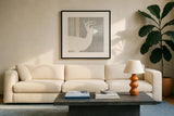 Woodland Animal I by Wild Apple Portfolio. Displayed in a glass frame with matte in a clean modern living room. Available as an archival giclee rolled canvas, fine art paper, or poster print. SKU 43120a.