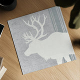 Woodland Animal II by Wild Apple Portfolio. Shown as a detailed flat fine art print, highlighting archival giclee quality. Available as an archival giclee rolled canvas, fine art paper, or poster print. SKU 43121a.
