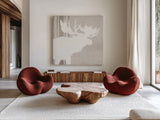 Woodland Animal III by Wild Apple Portfolio. Shown as extra-large giant wall art in a modern living room. Available as an archival giclee rolled canvas, fine art paper, or poster print. SKU 43122a.