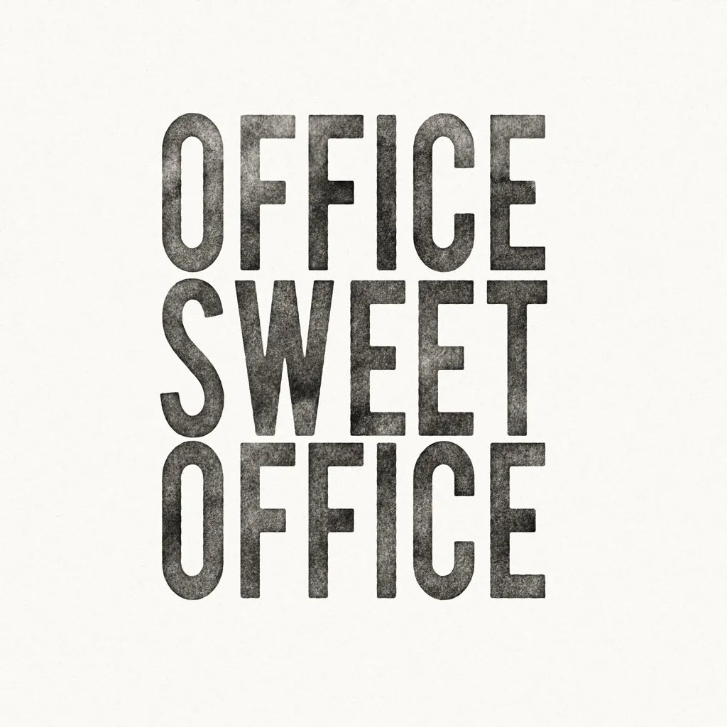 Work from Home I by Wild Apple Portfolio. SKU 65660a. Archival Giclee Fine art print for wall decor.