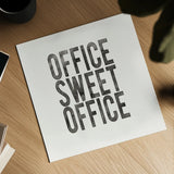 Work from Home I by Wild Apple Portfolio. Shown as a detailed flat fine art print, highlighting archival giclee quality. Available as an archival giclee rolled canvas, fine art paper, or poster print. SKU 65660a.