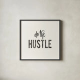 Work from Home II by Wild Apple Portfolio. Shown in a sleek black glass frame for a contemporary gallery look. Available as an archival giclee rolled canvas, fine art paper, or poster print. SKU 65661a.
