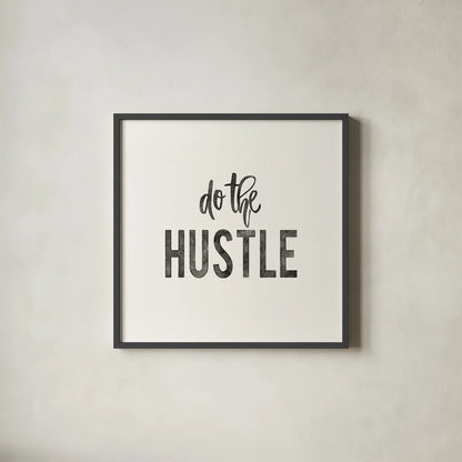 Work from Home II by Wild Apple Portfolio. Shown in a sleek black glass frame for a contemporary gallery look. Available as an archival giclee rolled canvas, fine art paper, or poster print. SKU 65661a.