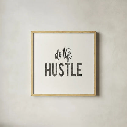 Work from Home II by Wild Apple Portfolio. Shown in a natural wood glass frame for a timeless modern aesthetic. Available as an archival giclee rolled canvas, fine art paper, or poster print. SKU 65661a.