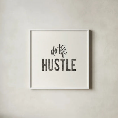 Work from Home II by Wild Apple Portfolio. Shown in a crisp white glass frame for a clean and minimalist style. Available as an archival giclee rolled canvas, fine art paper, or poster print. SKU 65661a.