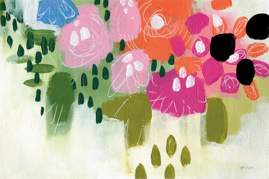 Abstract Floral by Yvette St. Amant. SKU 89155i. Archival Giclee Fine art print for wall decor.