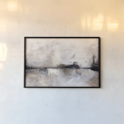 Abstract Landscape by Yvette St. Amant. shown as a paper print in a black flame. Available as a archival giclee rolled canvas, fine art paper, or poster print. SKU 88201i.