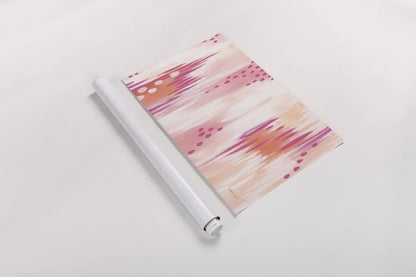 Abstract Sherbet Twist by Yvette St. Amant. shown as a rolled paper print. Available as archival giclee rolled canvas, fine art paper, or poster print. SKU 88231i.