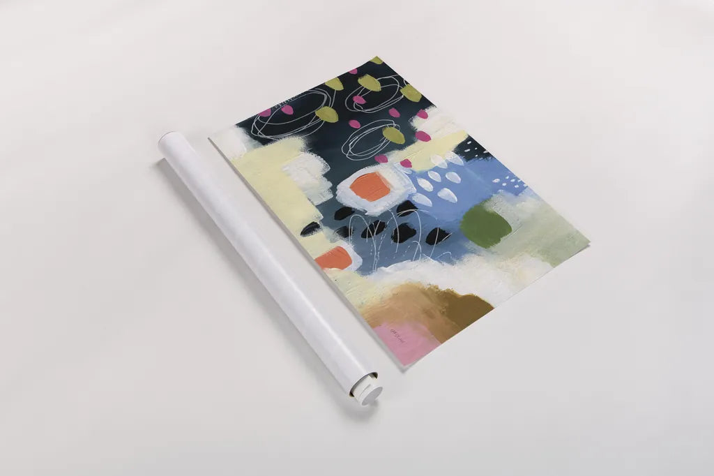 Abstract Spring by Yvette St. Amant. shown as a rolled paper print. Available as archival giclee rolled canvas, fine art paper, or poster print. SKU 89154i.