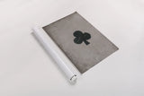 Ace of Clubs Neutral by Yvette St. Amant. shown as a rolled paper print. Available as archival giclee rolled canvas, fine art paper, or poster print. SKU 96141h.