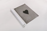 Ace of Hearts Neutral by Yvette St. Amant. shown as a rolled paper print. Available as archival giclee rolled canvas, fine art paper, or poster print. SKU 96140h.