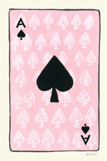 Ace of Spades by Yvette St. Amant. SKU 93235h. Archival Giclee Fine art print for wall decor.