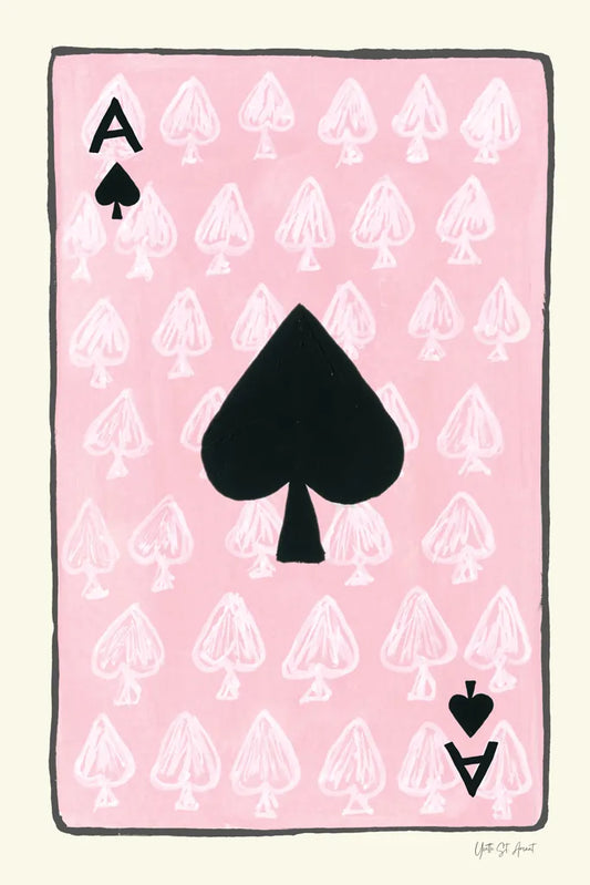 Ace of Spades by Yvette St. Amant. SKU 93235h. Archival Giclee Fine art print for wall decor.