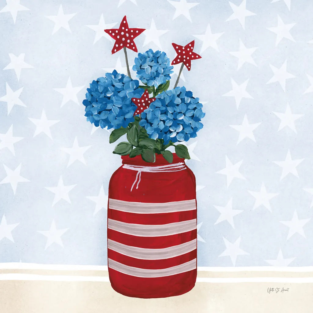 American Gnome VII by Yvette St. Amant. SKU 91835a. Archival Giclee Fine art print for wall decor.