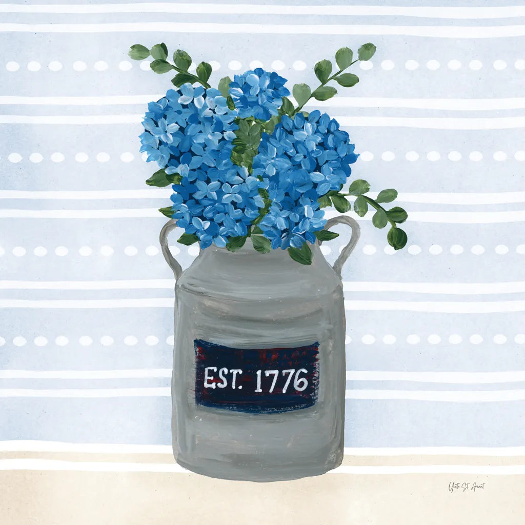 American Gnome VIII by Yvette St. Amant. SKU 91836a. Archival Giclee Fine art print for wall decor.