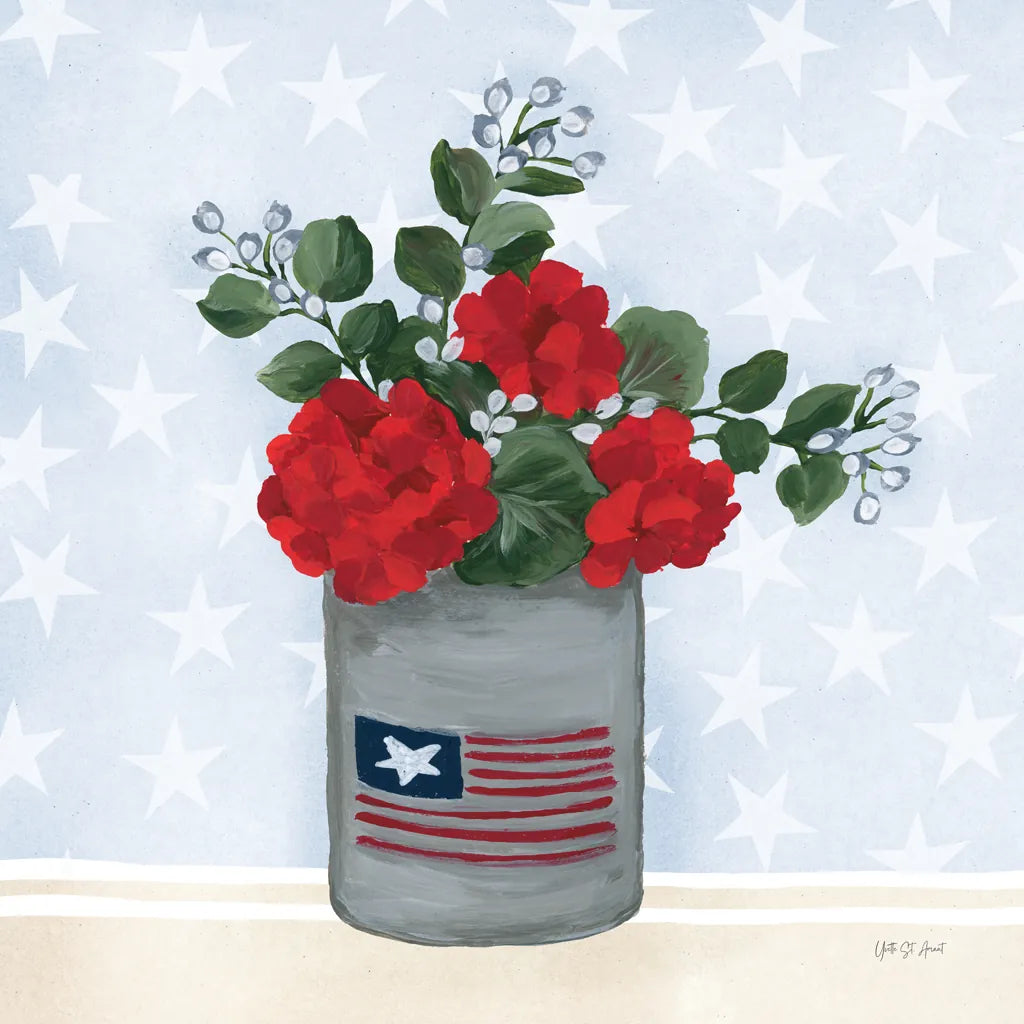 American Gnome X by Yvette St. Amant. SKU 91838a. Archival Giclee Fine art print for wall decor.