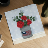 American Gnome X by Yvette St. Amant. Shown as a detailed flat fine art print, highlighting archival giclee quality. Available as an archival giclee rolled canvas, fine art paper, or poster print. SKU 91838a.