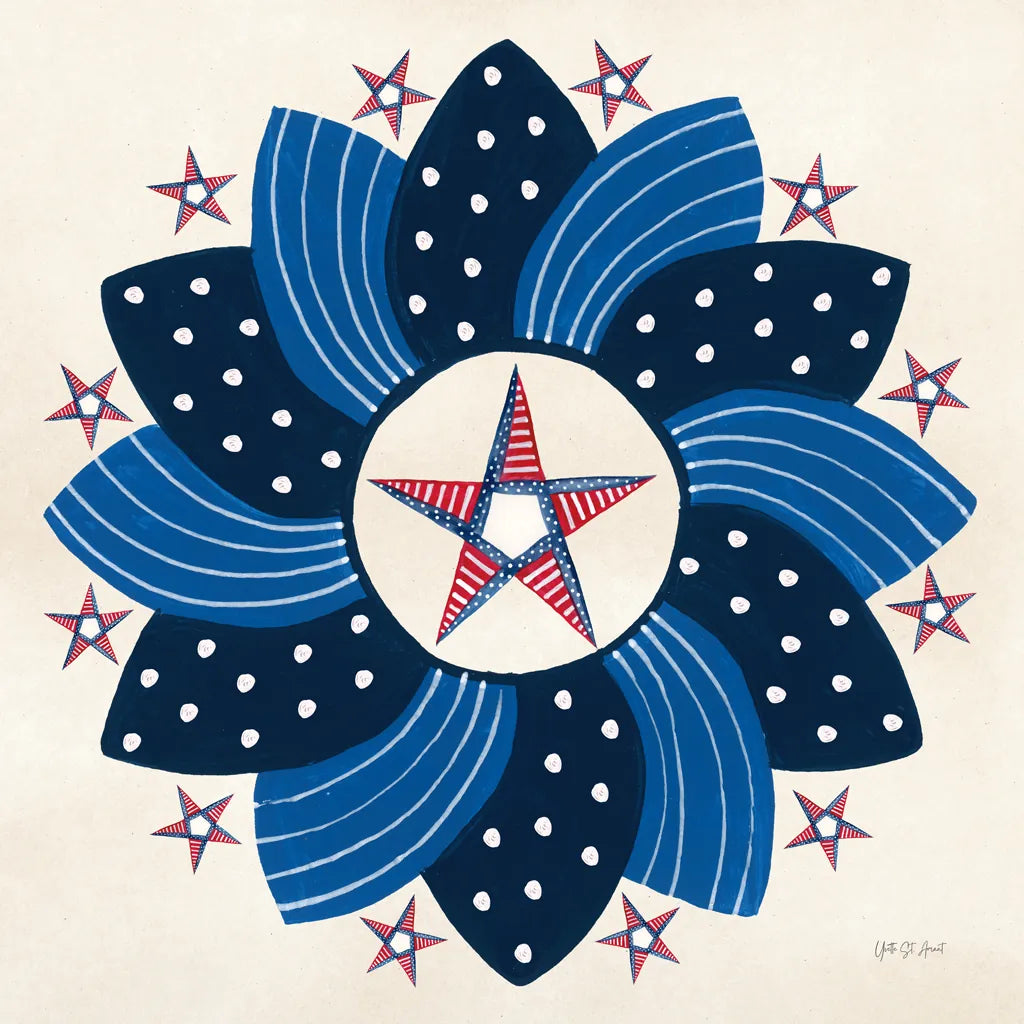 American Gnome XI by Yvette St. Amant. SKU 91839a. Archival Giclee Fine art print for wall decor.