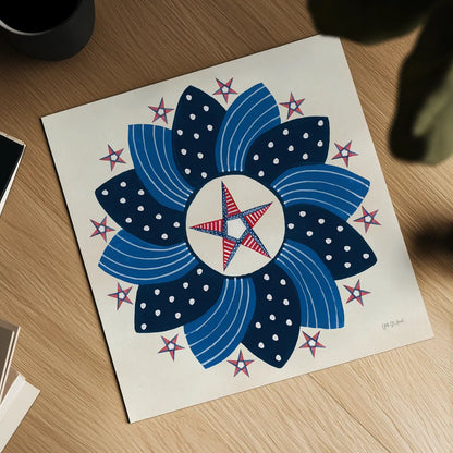 American Gnome XI by Yvette St. Amant. Shown as a detailed flat fine art print, highlighting archival giclee quality. Available as an archival giclee rolled canvas, fine art paper, or poster print. SKU 91839a.