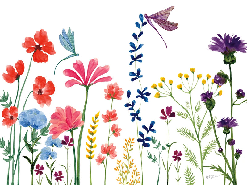 Among the Wildflowers I by Yvette St. Amant