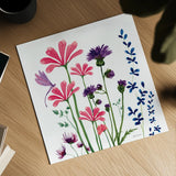 Among the Wildflowers II by Yvette St. Amant. Shown as a detailed flat fine art print, highlighting archival giclee quality. Available as an archival giclee rolled canvas, fine art paper, or poster print. SKU 104613a.