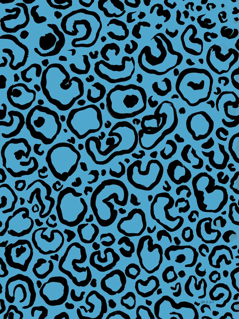 Animal Print IV Blue by Yvette St. Amant