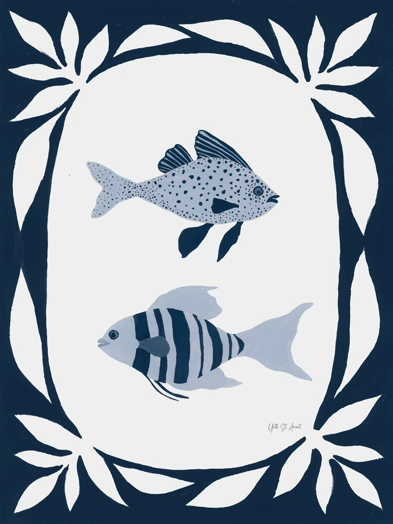 Aquatic Friends I by Yvette St. Amant