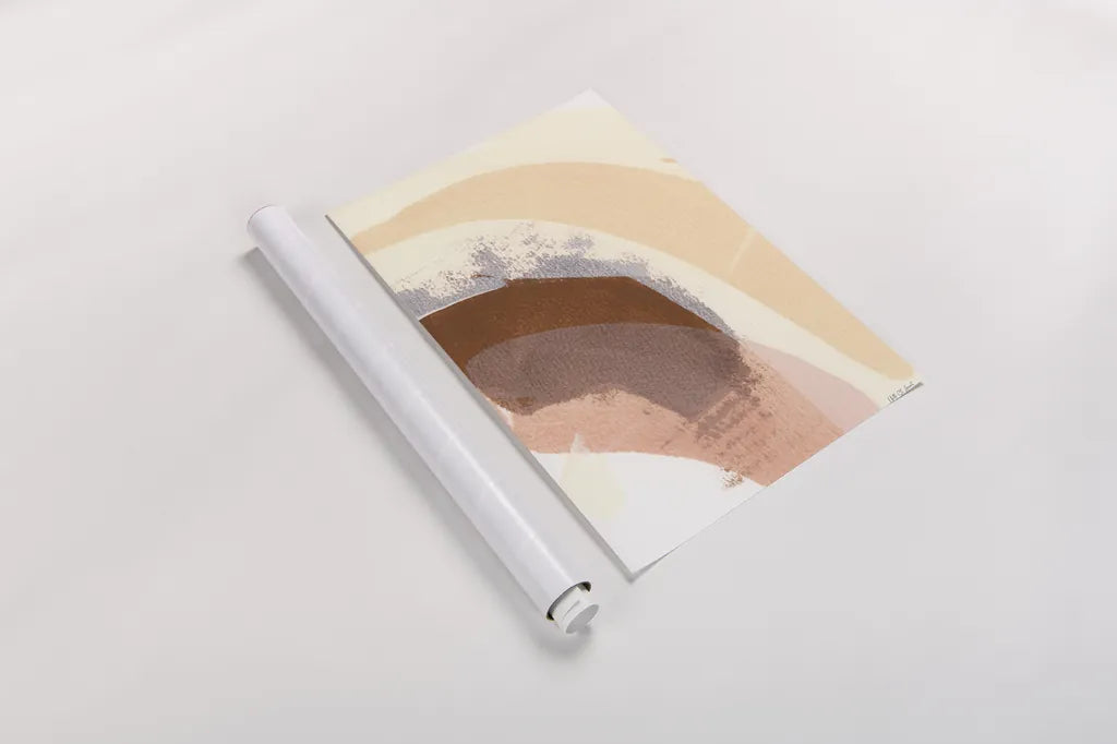 Baby Love Rainbow by Yvette St. Amant. shown as a rolled paper print. Available as archival giclee rolled canvas, fine art paper, or poster print. SKU 89995h.