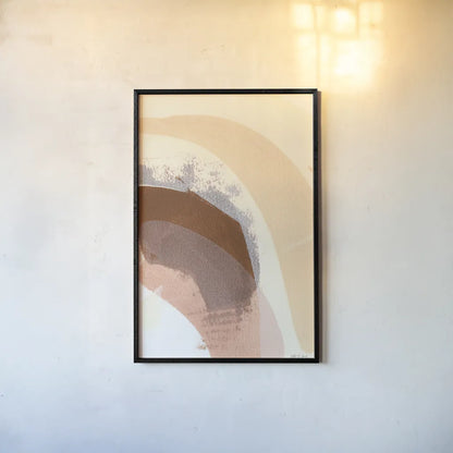 Baby Love Rainbow by Yvette St. Amant. shown as a paper print in a black flame. Available as a archival giclee rolled canvas, fine art paper, or poster print. SKU 89995h.