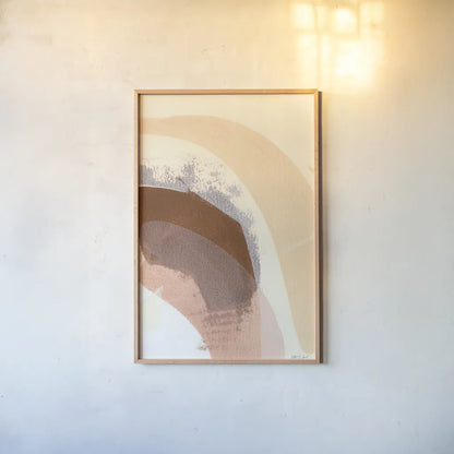 Baby Love Rainbow by Yvette St. Amant. shown as a paper print in a natural frame. Available as a archival giclee rolled canvas, fine art paper, or poster print. SKU 89995h.