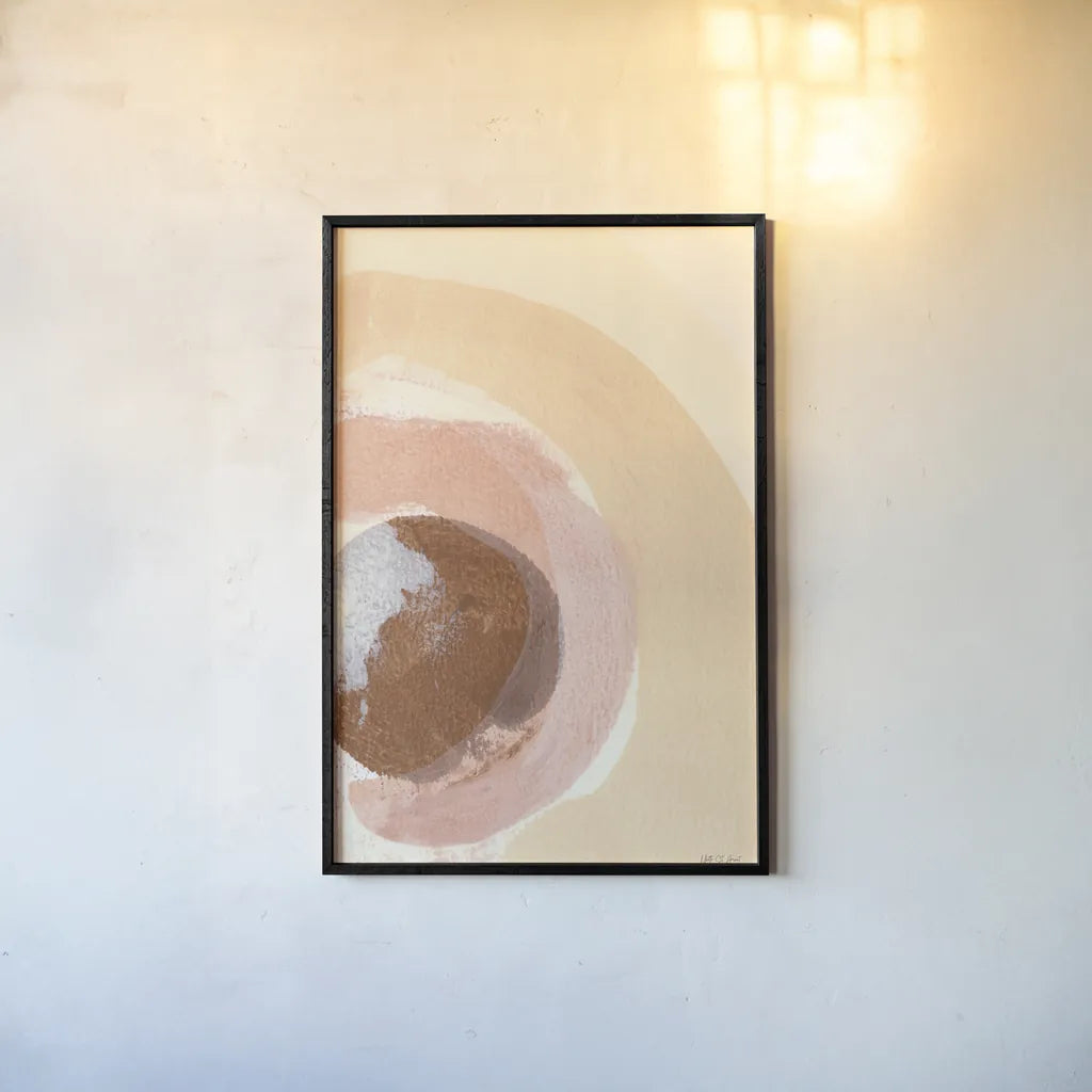 Baby Love Sun by Yvette St. Amant. shown as a paper print in a black flame. Available as a archival giclee rolled canvas, fine art paper, or poster print. SKU 89997h.