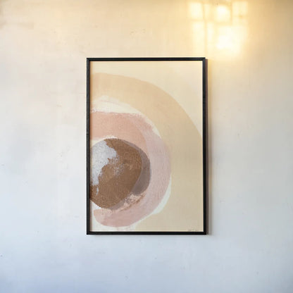 Baby Love Sun by Yvette St. Amant. shown as a paper print in a black flame. Available as a archival giclee rolled canvas, fine art paper, or poster print. SKU 89997h.