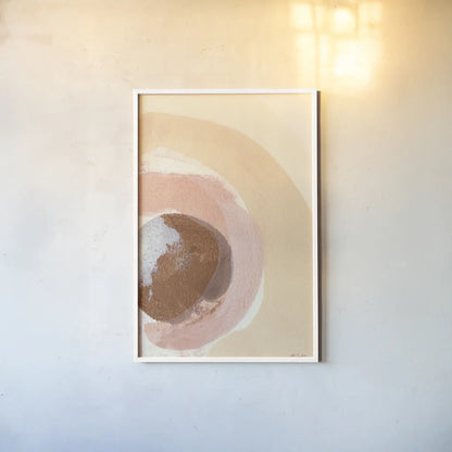 Baby Love Sun by Yvette St. Amant. shown as a paper print in a white frame. Available as a archival giclee rolled canvas, fine art paper, or poster print. SKU 89997h.