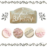 Bake Shoppe I by Yvette St. Amant. SKU 96780a. Archival Giclee Fine art print for wall decor.